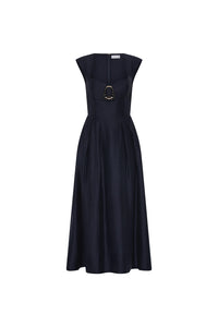 Rebecca Vallance Serenity midi Navy Dress