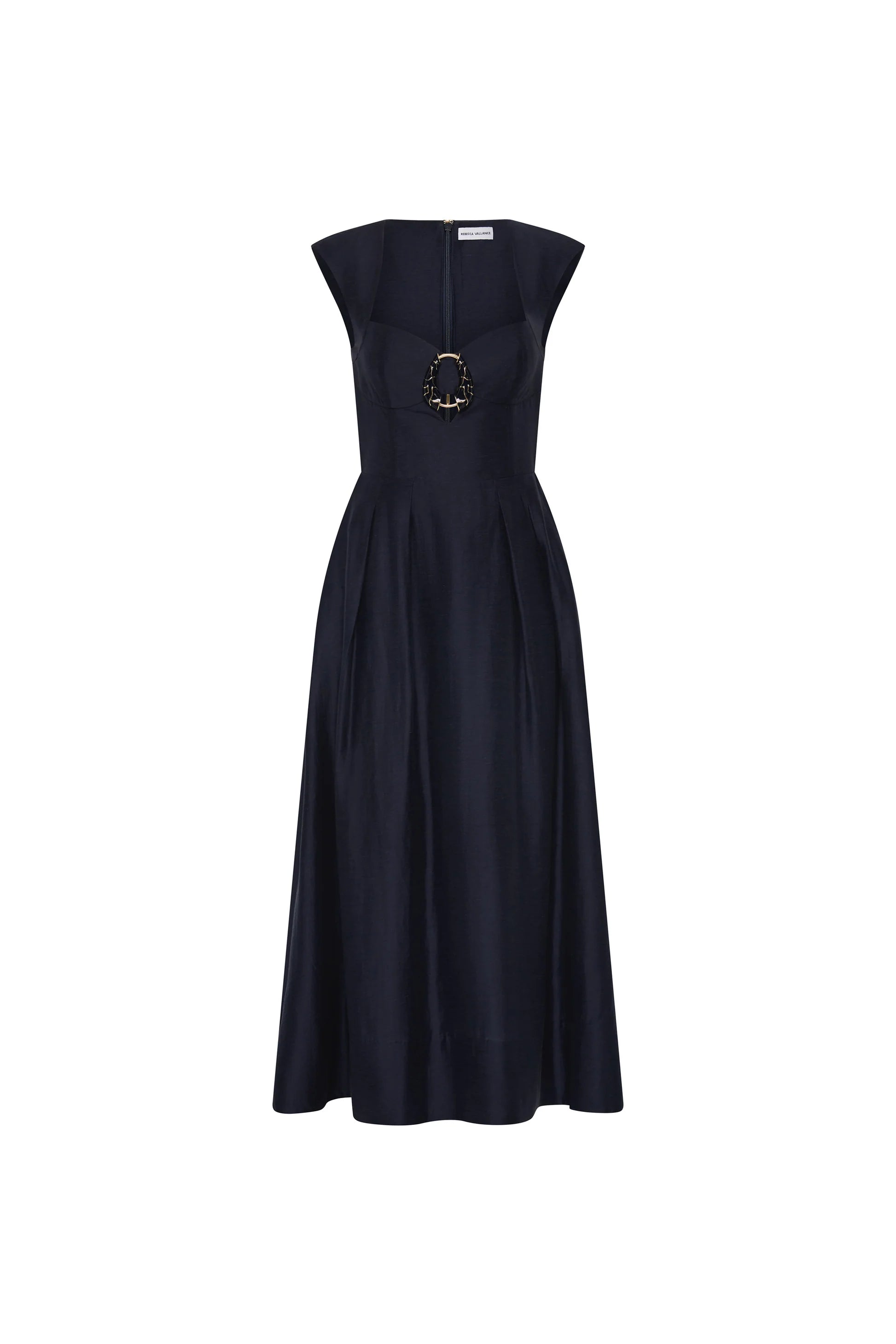 Rebecca Vallance Serenity midi Navy Dress