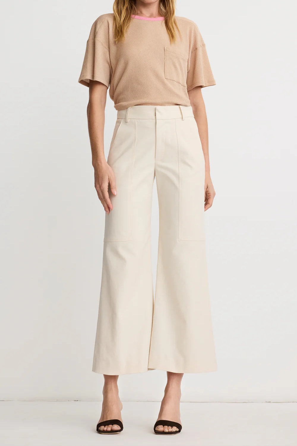 Smythe Utility Culotte Pant Cream