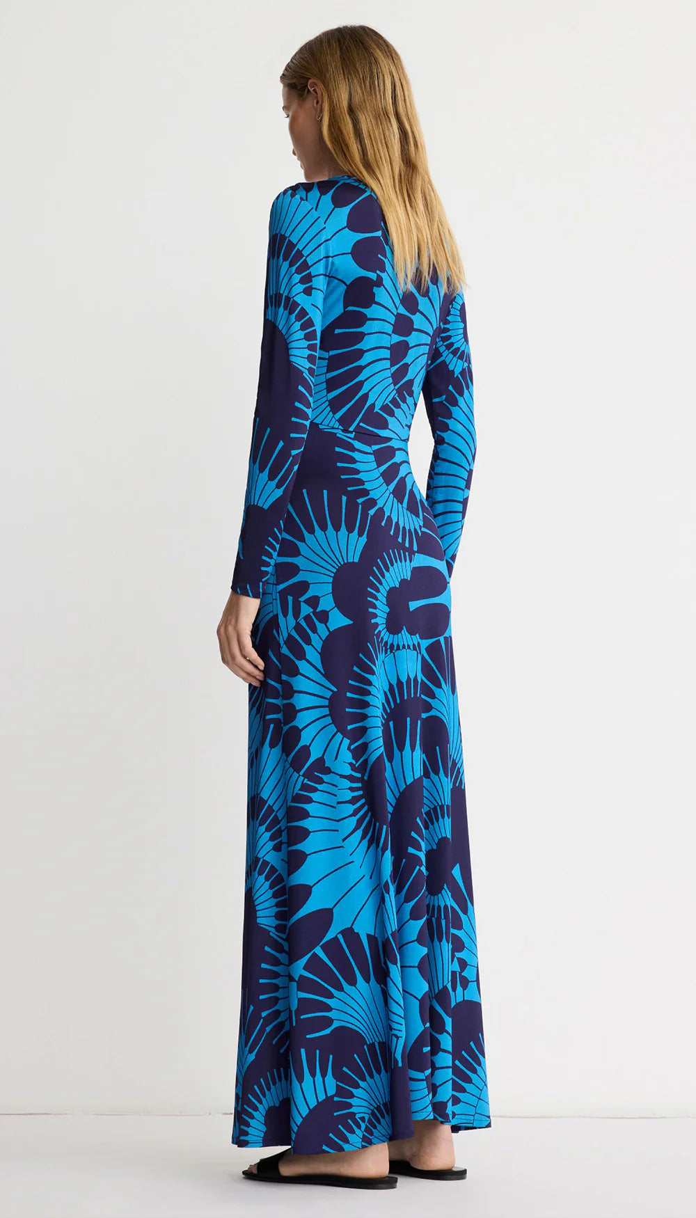 Robe nouée à la taille Smythe Blue