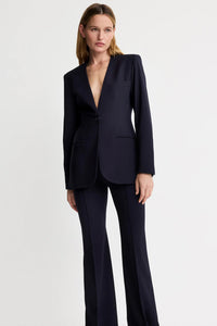 Smythe Collarless Blazer Navy