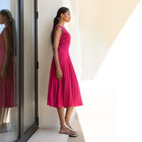 Aggél - Lurex Midi Dress