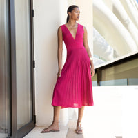 Aggél - Lurex Midi Dress