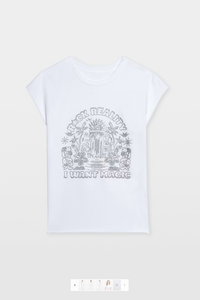 People of Leisure Cloe Cotton Tank Top With Rhinestones - White