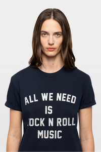 Zadig & Voltaire Walko TC Need RNR Strass Tee - Encre