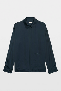 Zadig & Voltaire Tyrica Satin Blouse - Encre