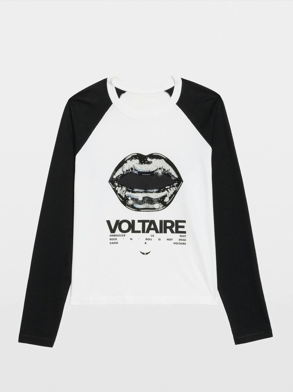 Zadig & Voltaire Walkra Lips Tour T-Shirt White