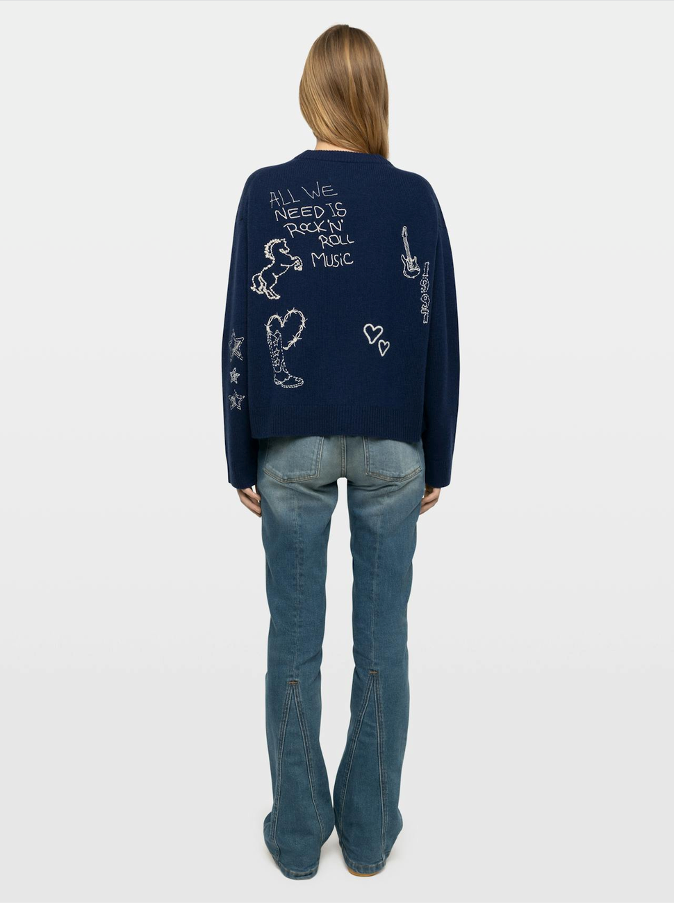 Zadig & Voltaire Markuz Multidraw Sweater Marine