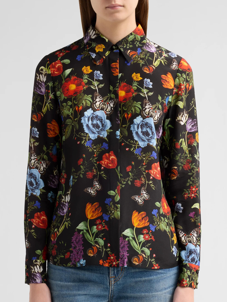 Alice + Olivia Willa Polkadot Top Moonlit Manor