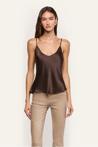 L’Agence 40404CLW-MOLE Camisole Lexi espresso foncé Molé