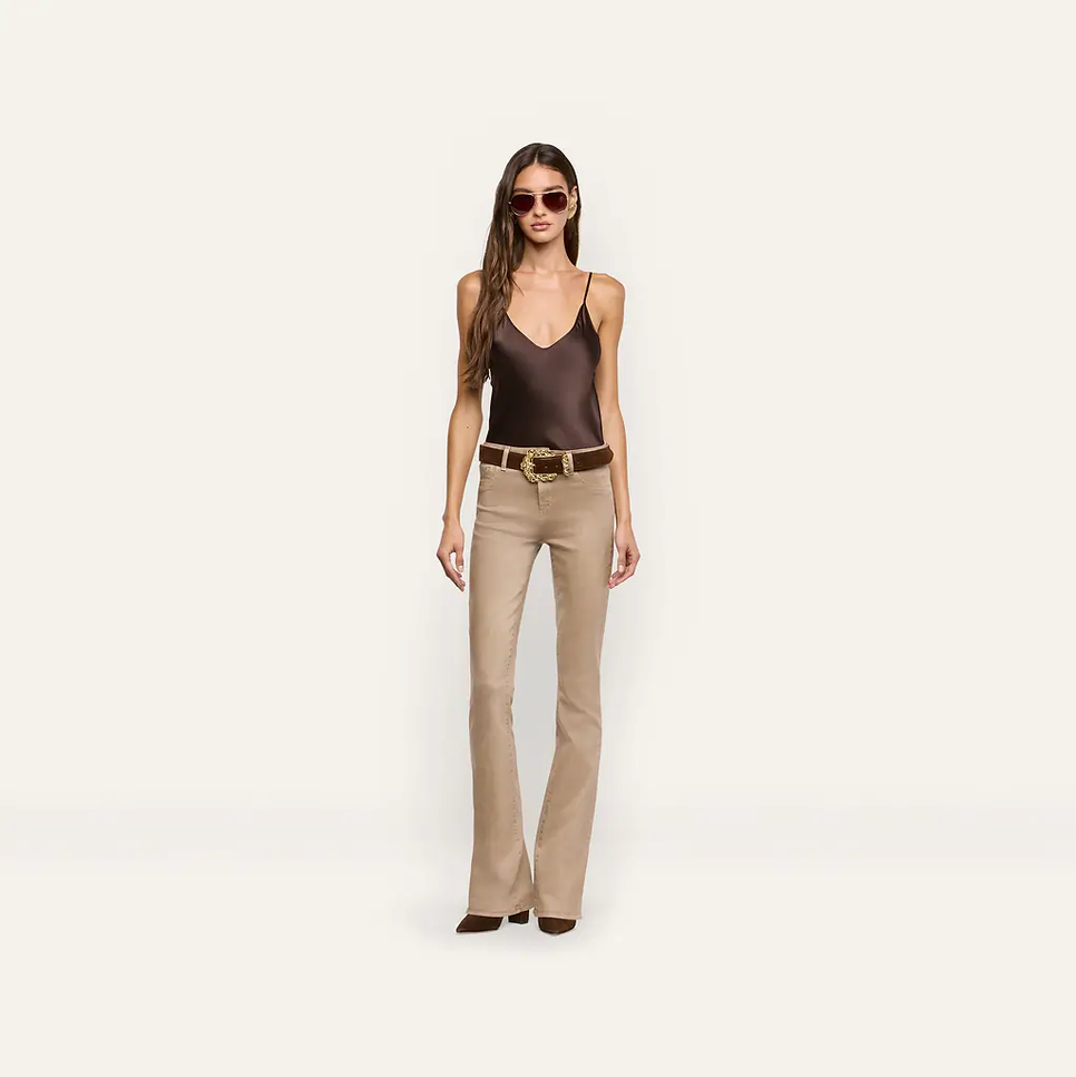 L’Agence 40404CLW-MOLE Camisole Lexi espresso foncé Molé