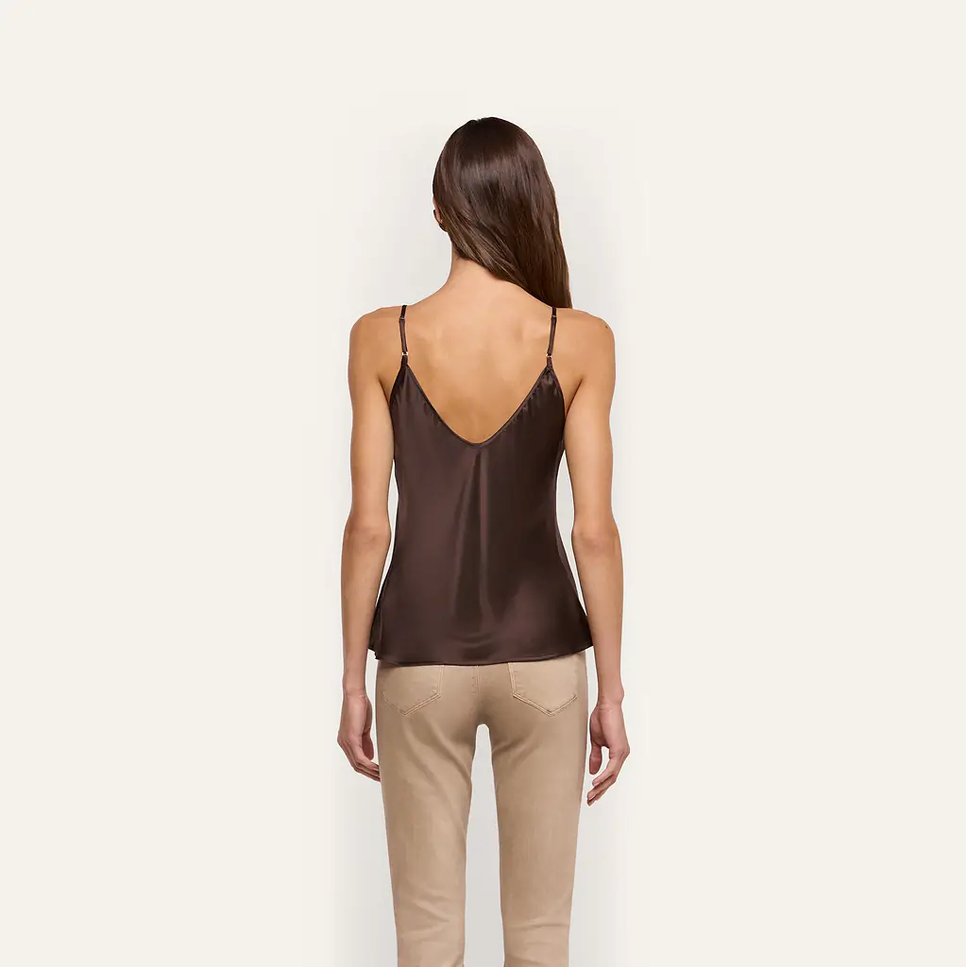 L’Agence 40404CLW-MOLE Camisole Lexi espresso foncé Molé