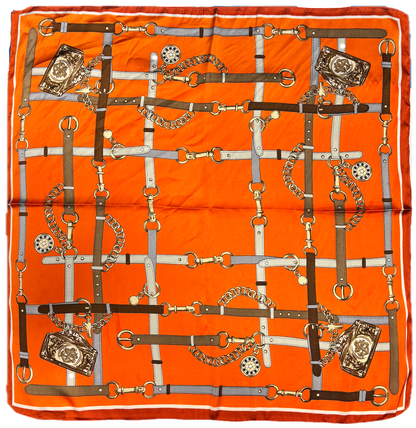Foulard en soie charme équestre