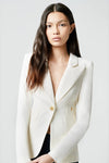 Smythe Classic Duchess Linen Blazer