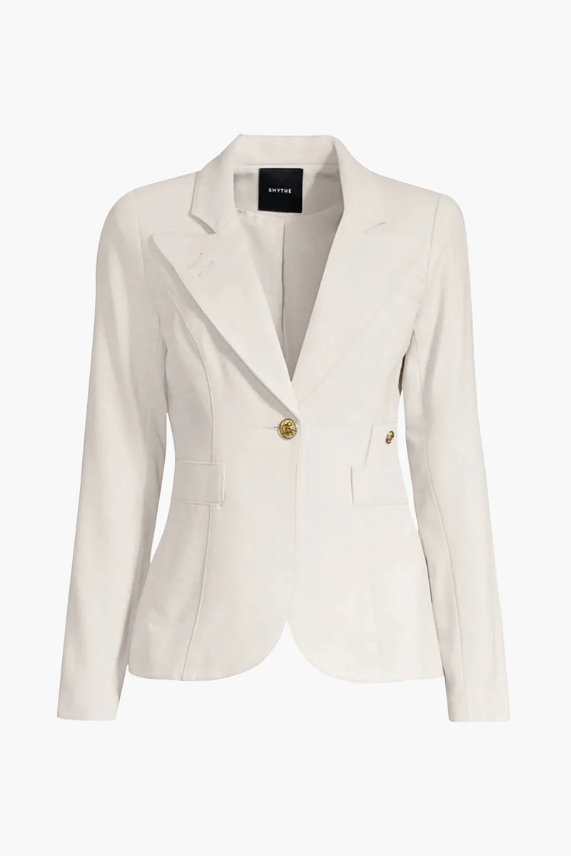 Smythe Classic Duchess Linen Blazer