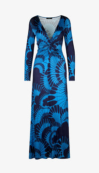 Robe nouée à la taille Smythe Blue