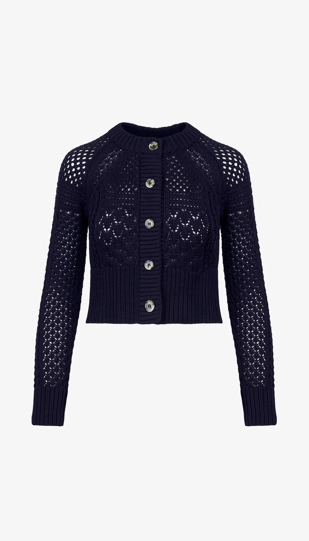 Cardigan en crochet Smythe Navy