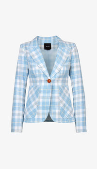 Smythe Patch Pocket Duchess Blazer Blue