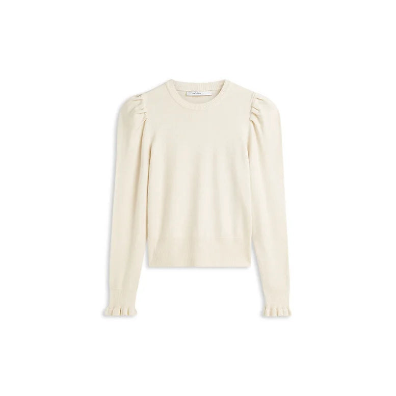 Pull à manches bouffantes Summum Soft Compact - Ivoire