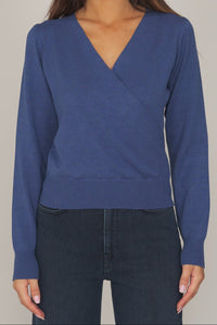 Twinset Long Sleeve Knit Blu Indigo