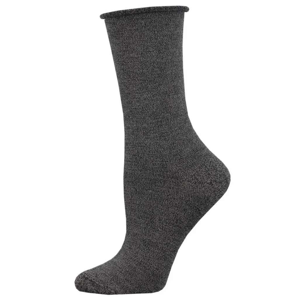 Solid Charcoal Socks