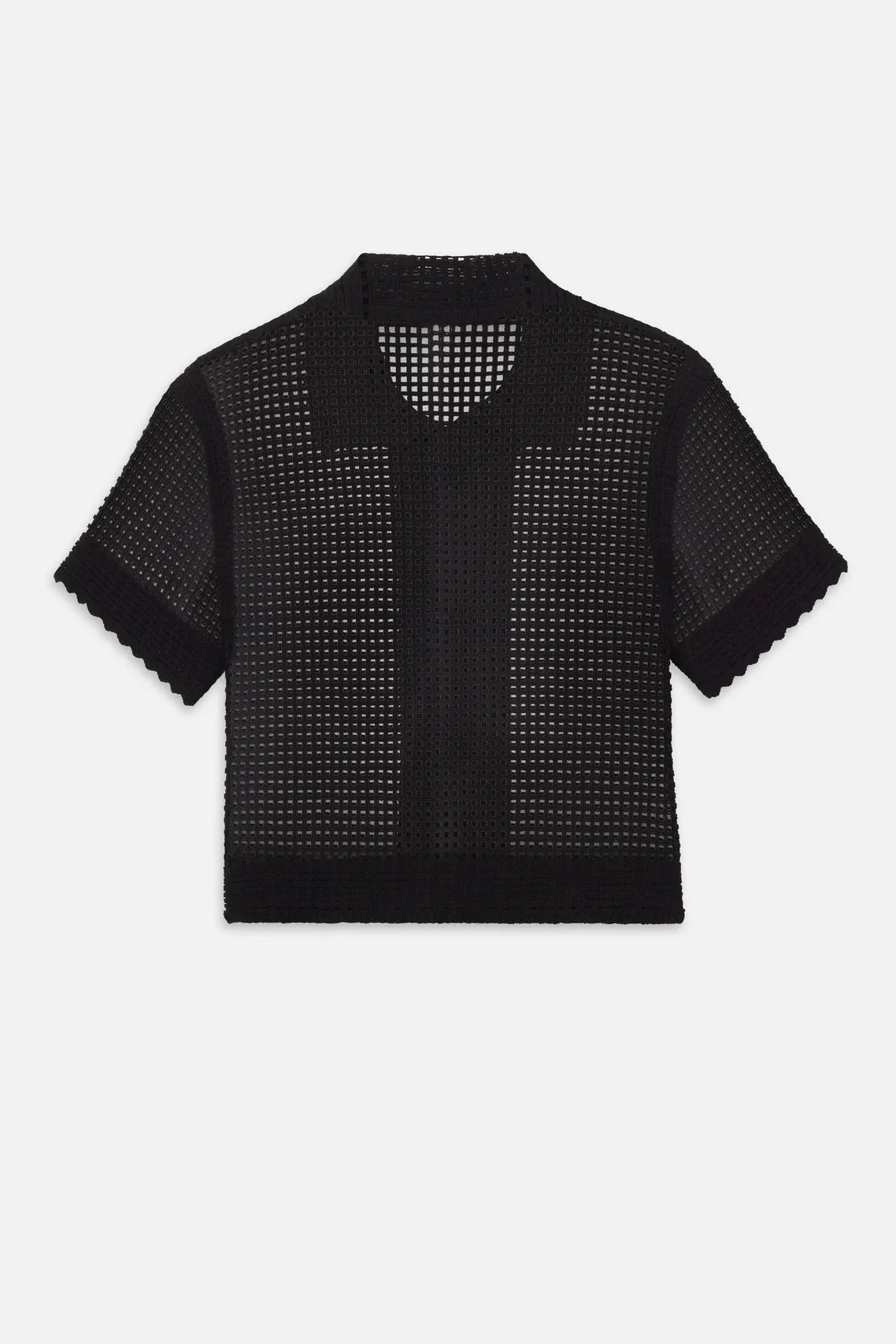 Frame The Crochet Top Black