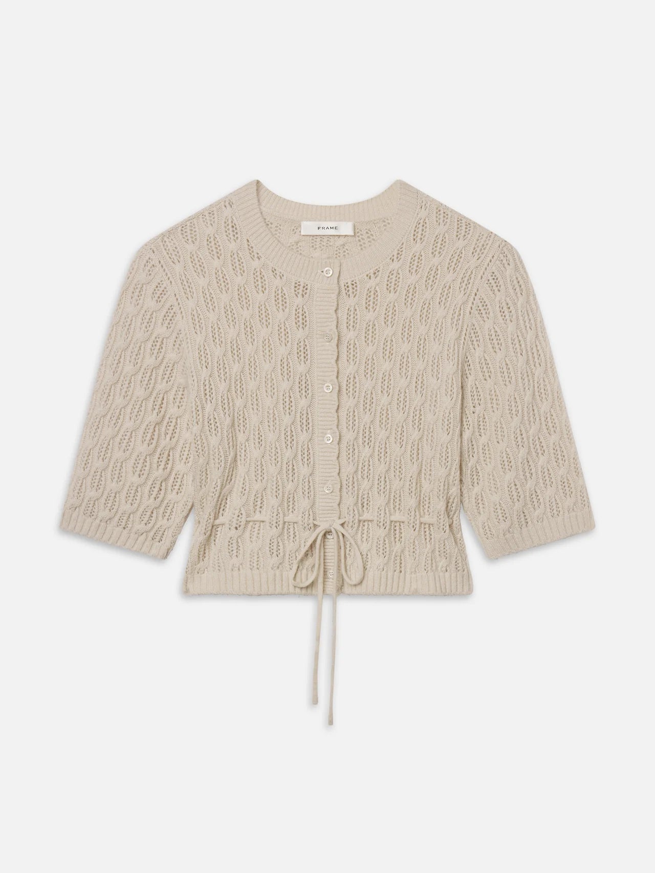 Frame The Clover Cardigan Oatmeal Heather