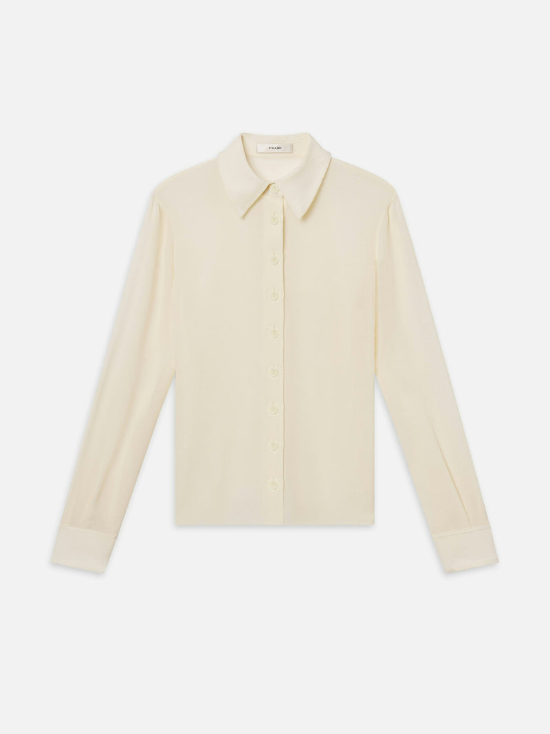 Frame The Textured Woven Button Shirt
