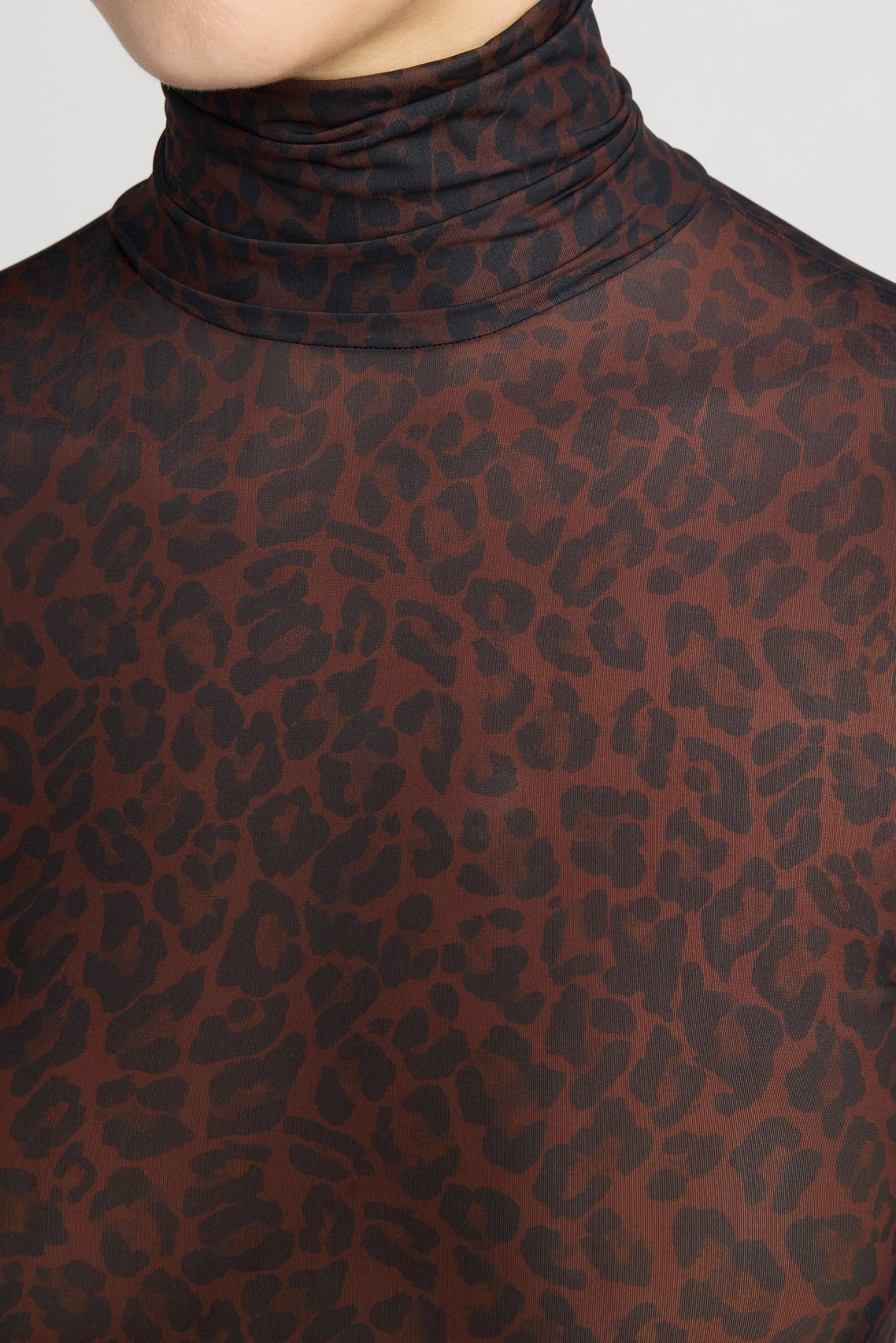 Frame The Hosiery Top - Dark Leopard Multi