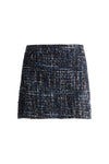 Liu Jo Sequin Embellished Plaid Mini Skirt