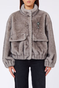 Liu Jo WF6215-E1133K-09077 veste gris argenté