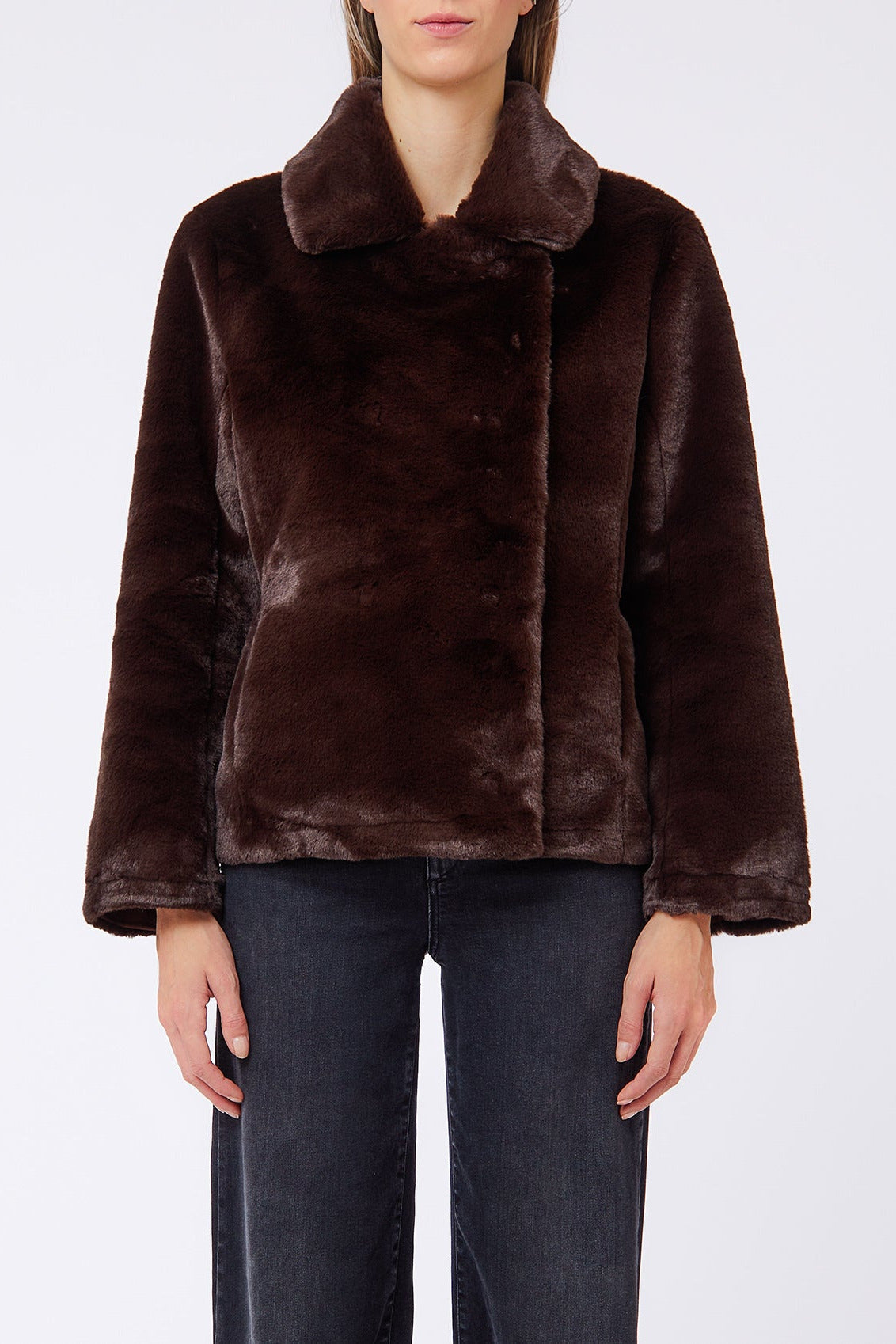 Liu Jo WF6405-E1170K-L9338 veste en fourrure taupe