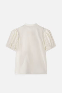 Frame Lace Gillian Shoulder Inset Blouse