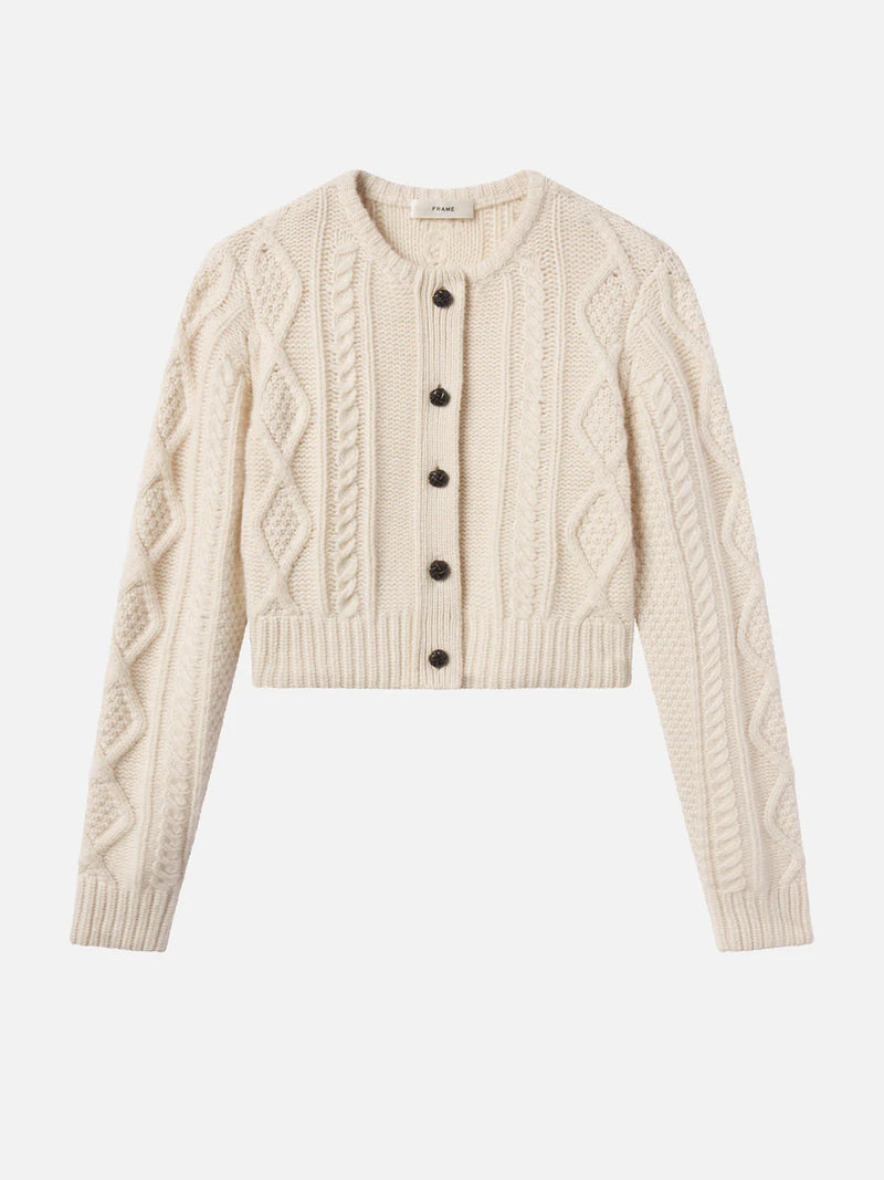Frame The Cable Knit Cardi