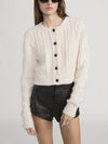 Frame The Cable Knit Cardi