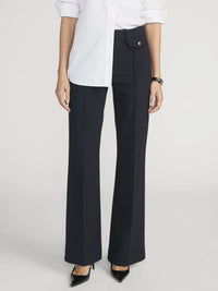 Frame The Reboot Pantalon Coutures Sculptées Marine