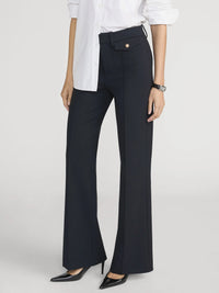 Frame The Reboot Pantalon Coutures Sculptées Marine