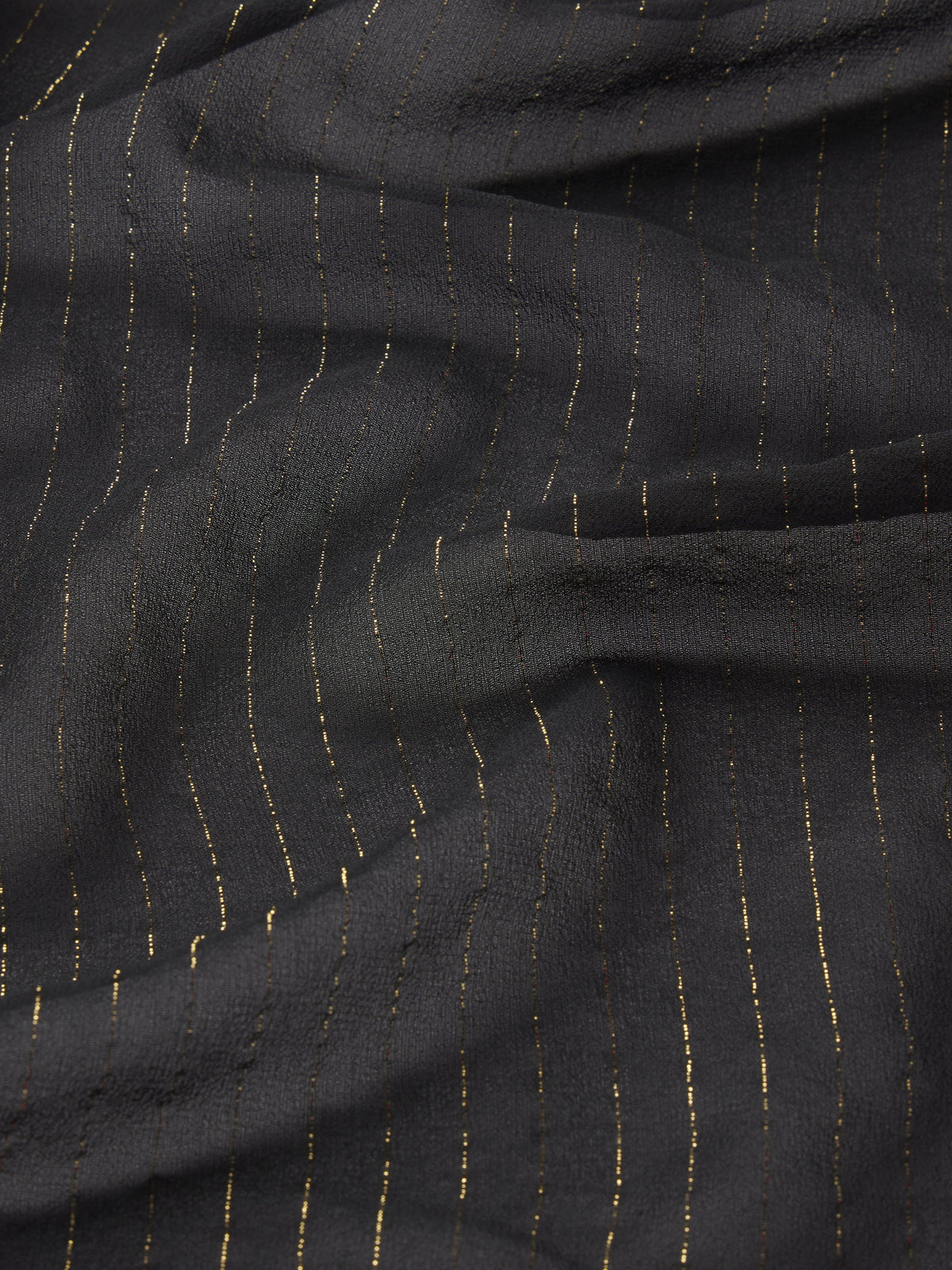 Frame The Lurex Sonnet Blouse Black Stripe