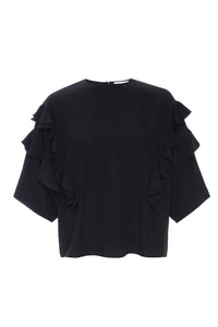 Frame Ruffle Sleeve Blouse