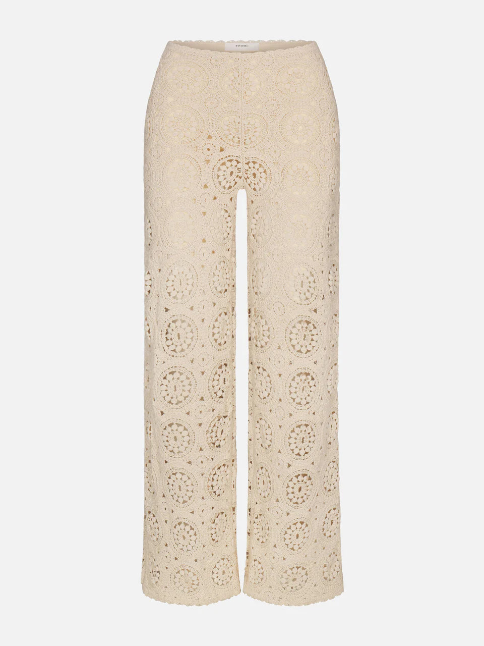 Frame The Crochet Pant Cream