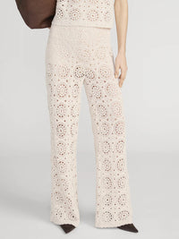 Frame The Crochet Pant Cream