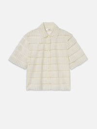 Frame The Lattice Crochet Blouse Cream