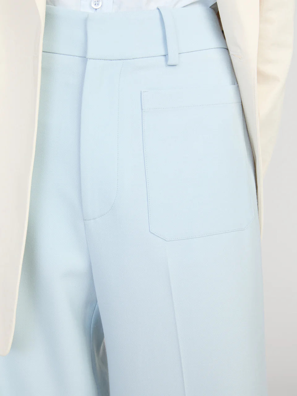 Frame The Refined Trouser Light Blue