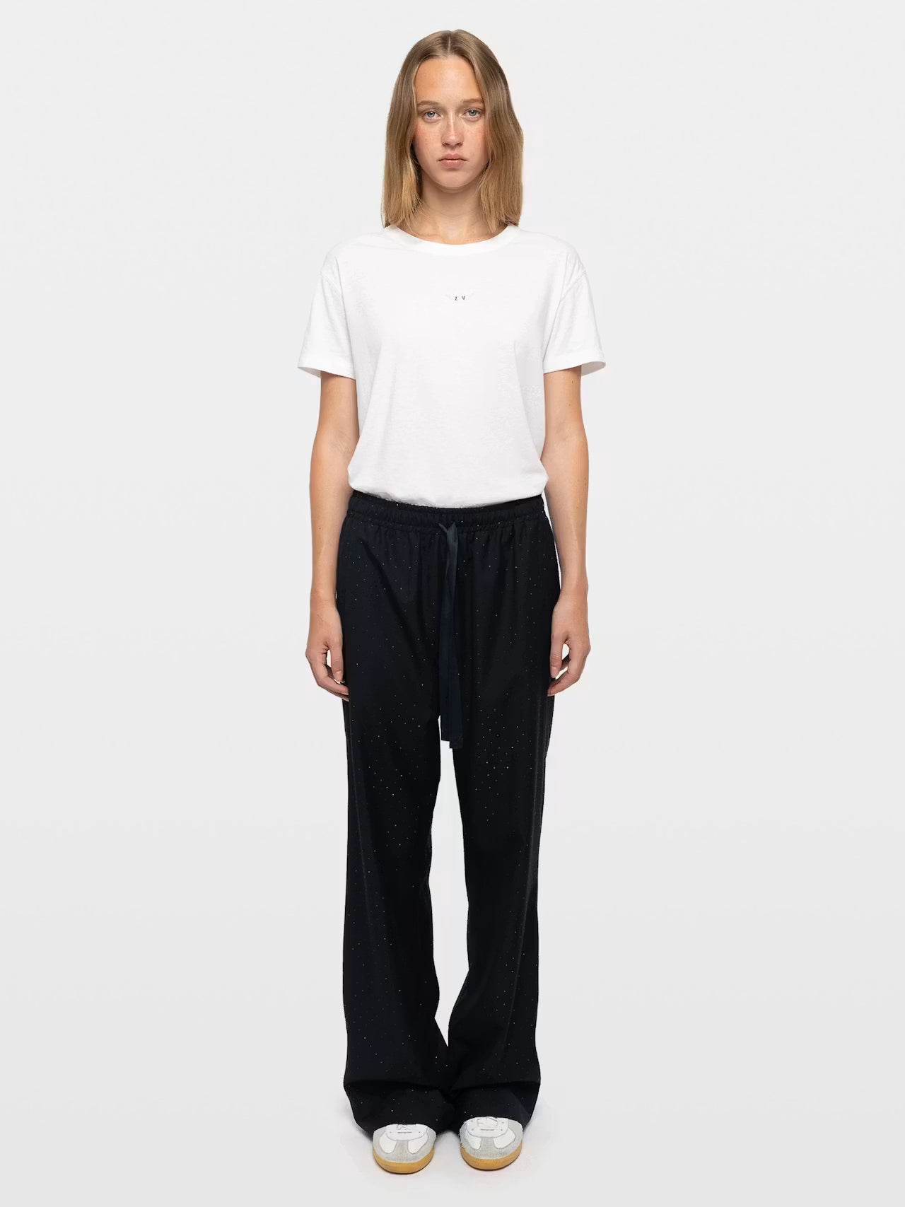 Zadig & Voltaire Poma Tailleur Strass Pant - Encre