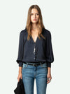 Zadig & Voltaire Tinous Satin Shirt