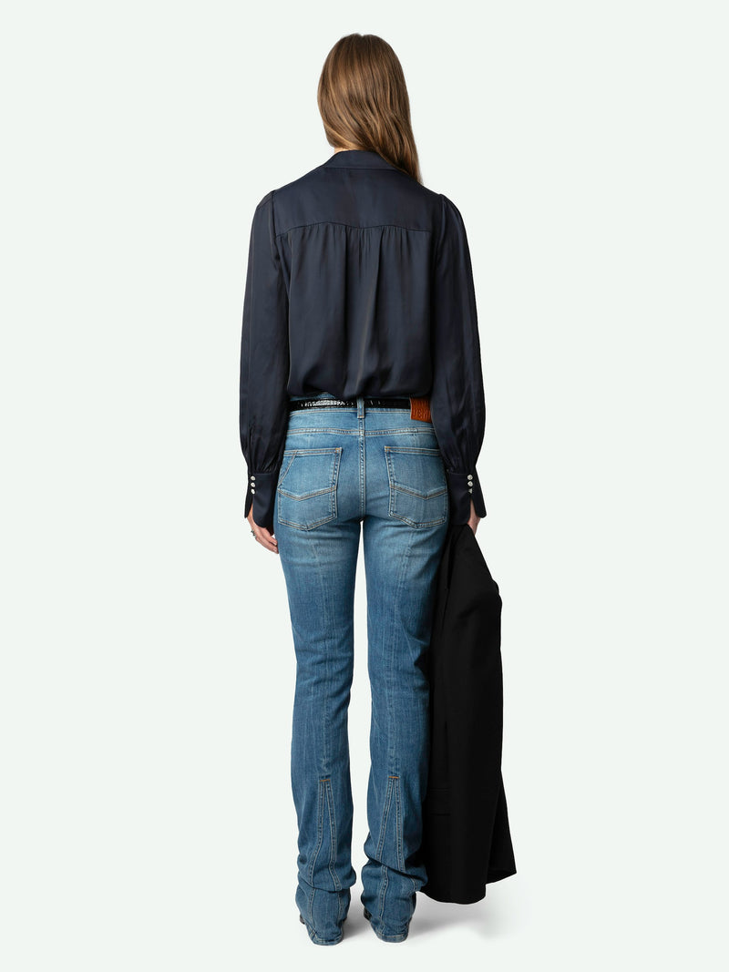 Zadig & Voltaire Tinous Satin Shirt