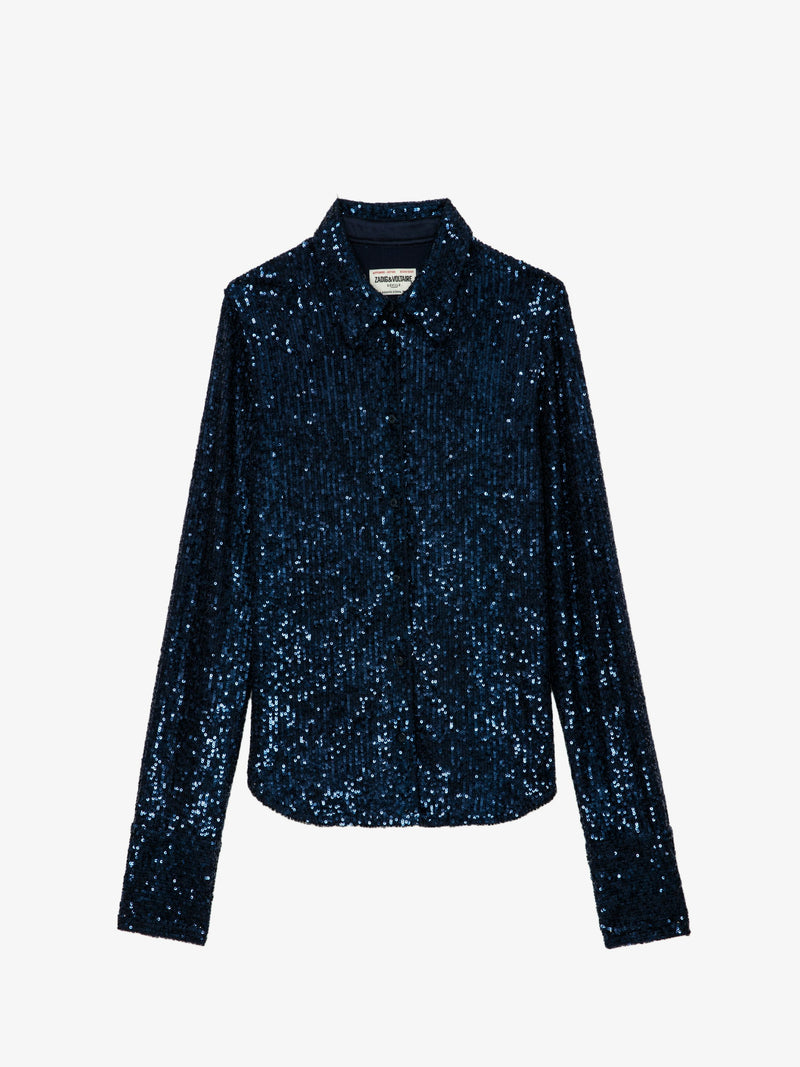 Zadig & Voltaire Tawny Sequin Shirt