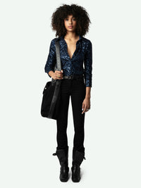 Zadig & Voltaire Tawny Sequin Shirt