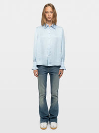 Zadig & Voltaire Thely Satin Blouse - Oxford Blue