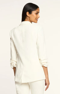 Cinq A Sept Crepe Khloe Blazer Ivory